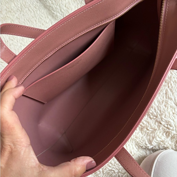 Mansur Gavriel Saffiano Leather Zip Tote - Picture 5 of 5